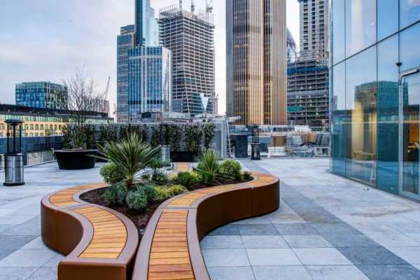 Roof Terrace at The Clubhouse Bank