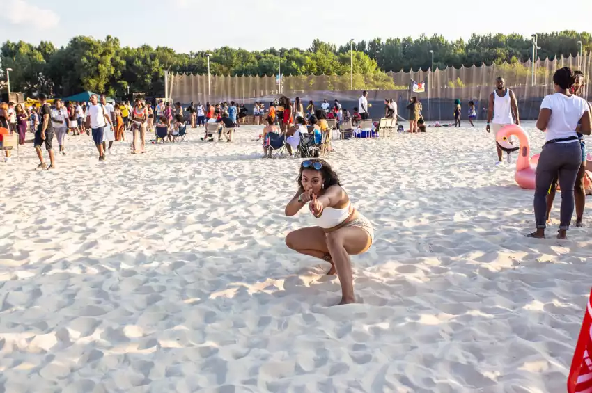 Party venues in London: Lee Valley Beach