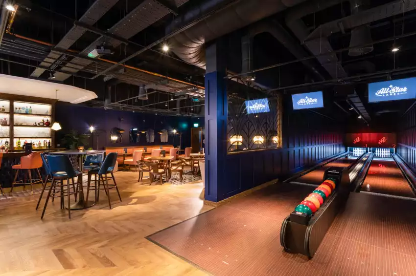 Party venues in London: All Star Lanes White City