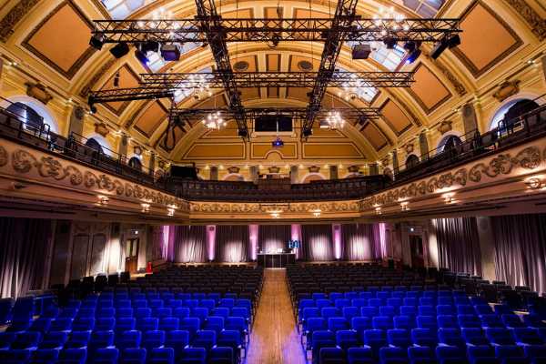 Shoreditch Town Hall Assembly Hall - Photograph by Yiannis Katsaris