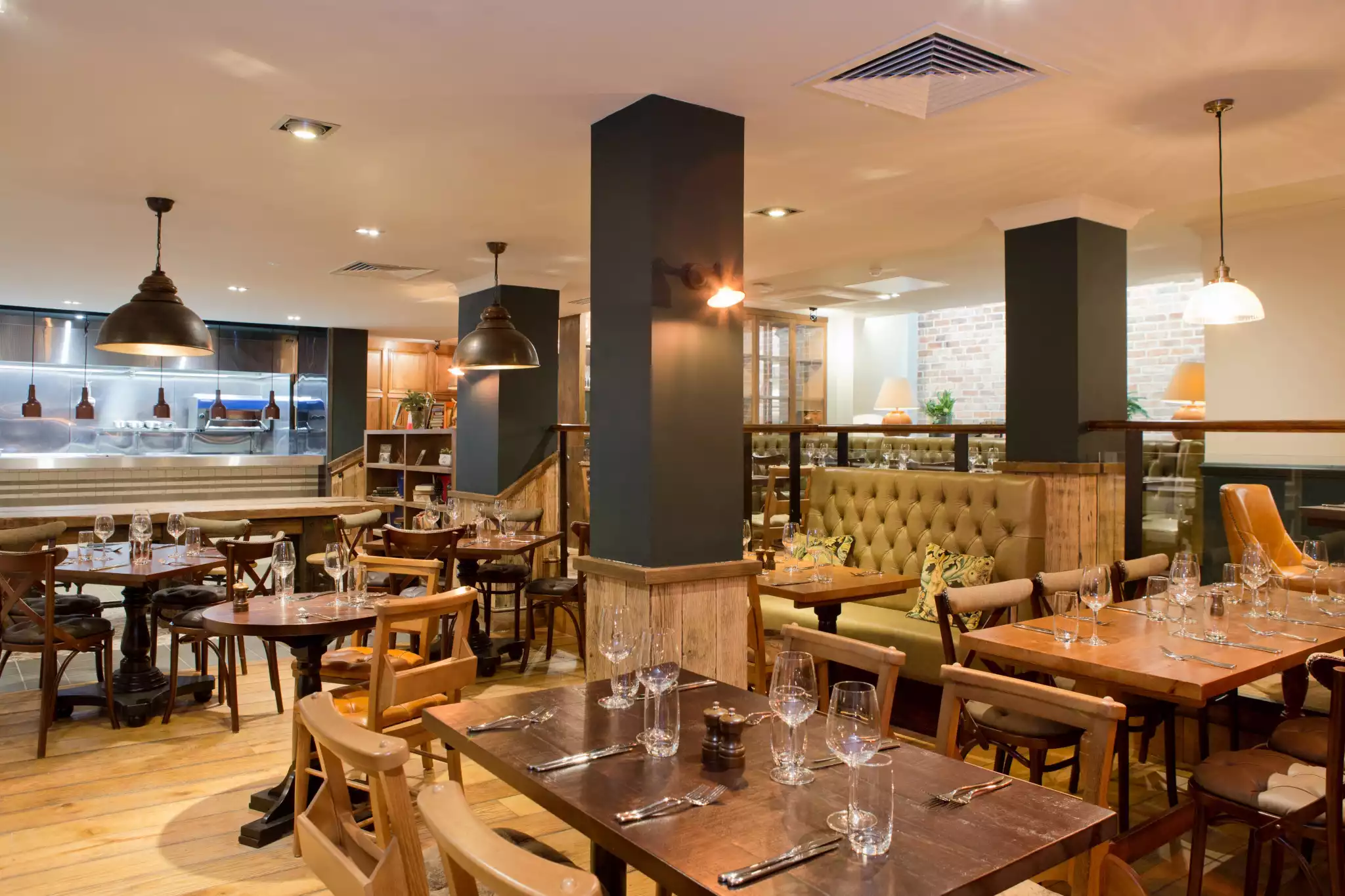 Basement bar and restaurant