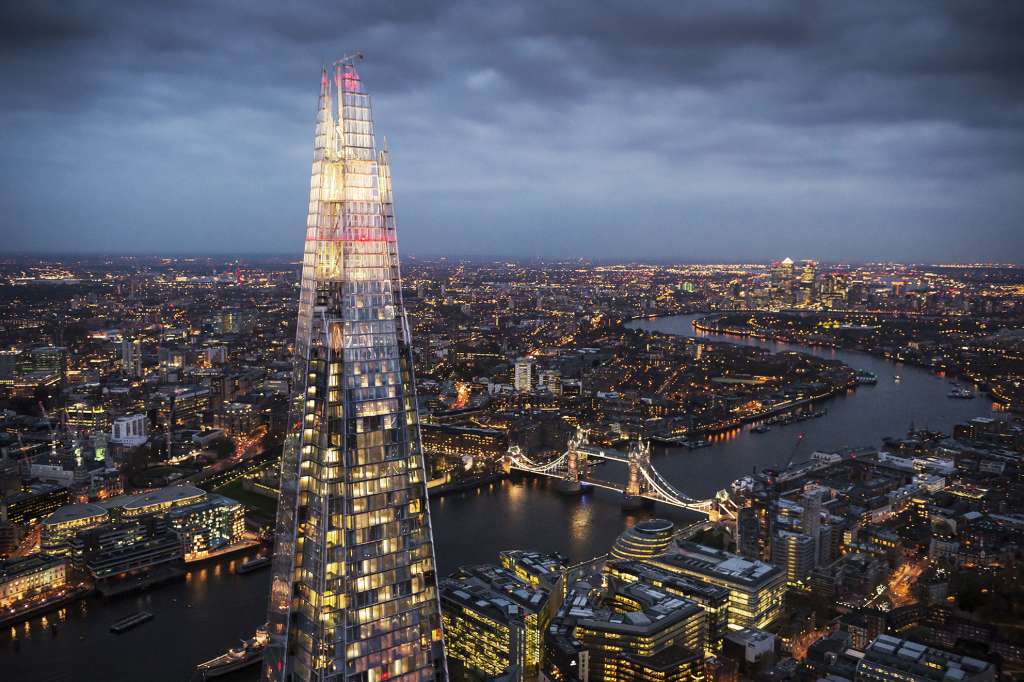 Christmas Party Venue in London : The View from The Shard