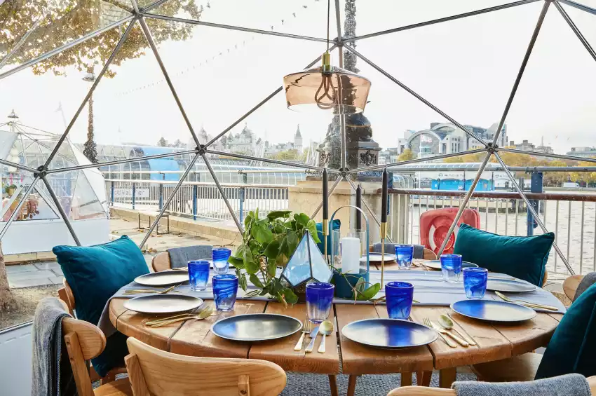 Christmas Party Venue in London : Jimmy's Winter Igloos