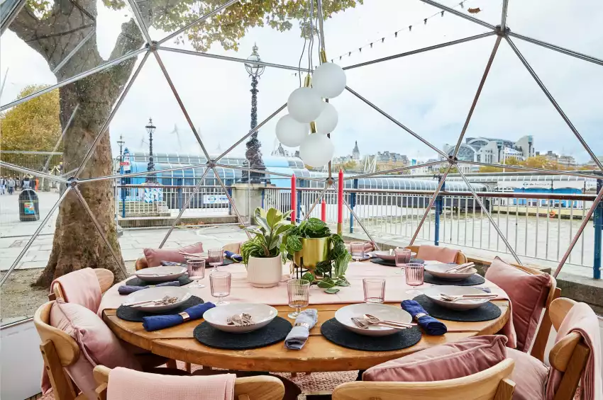 Christmas Party Venue in London : Jimmy's Winter Igloos