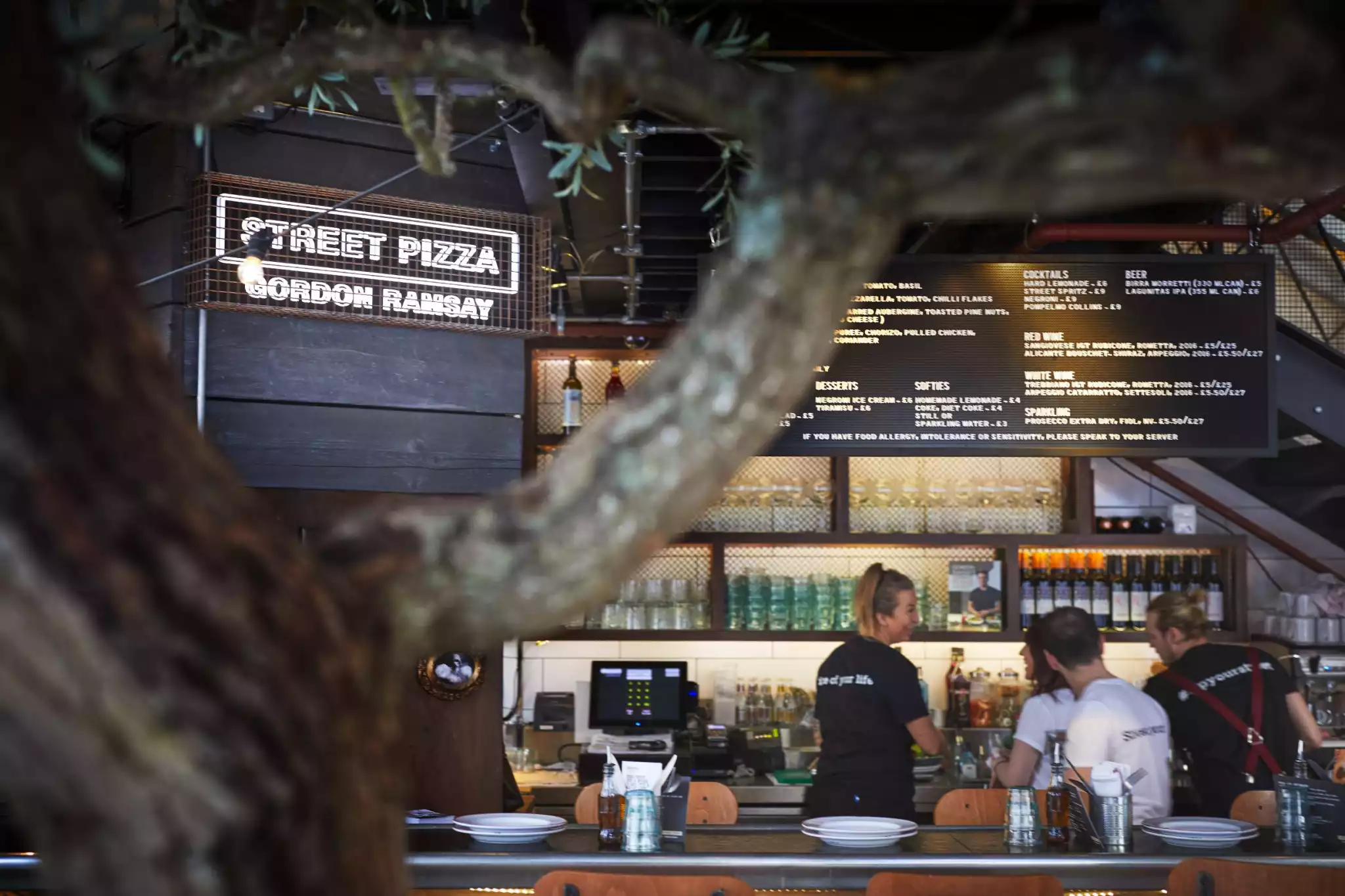 Street Pizza at Bread Street Kitchen