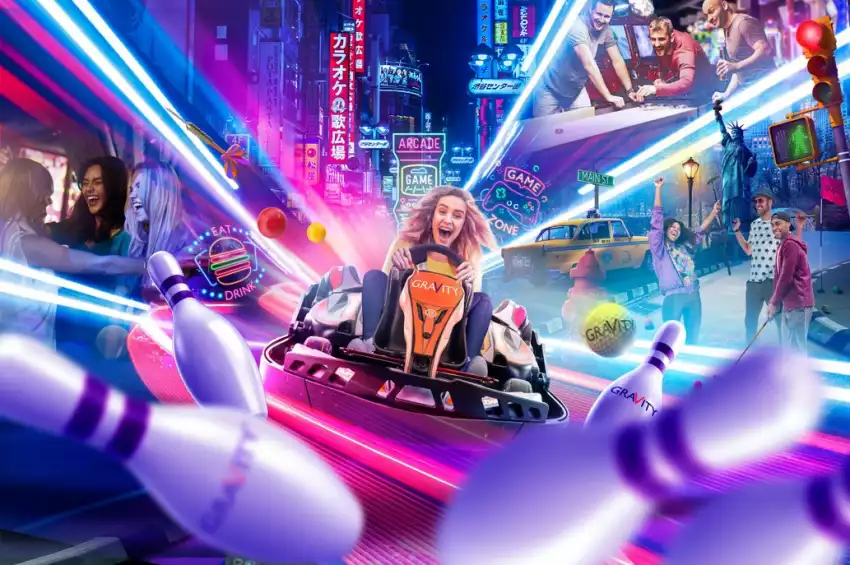 Urban street golf, Gravity Active Entertainment Wandsworth Venue