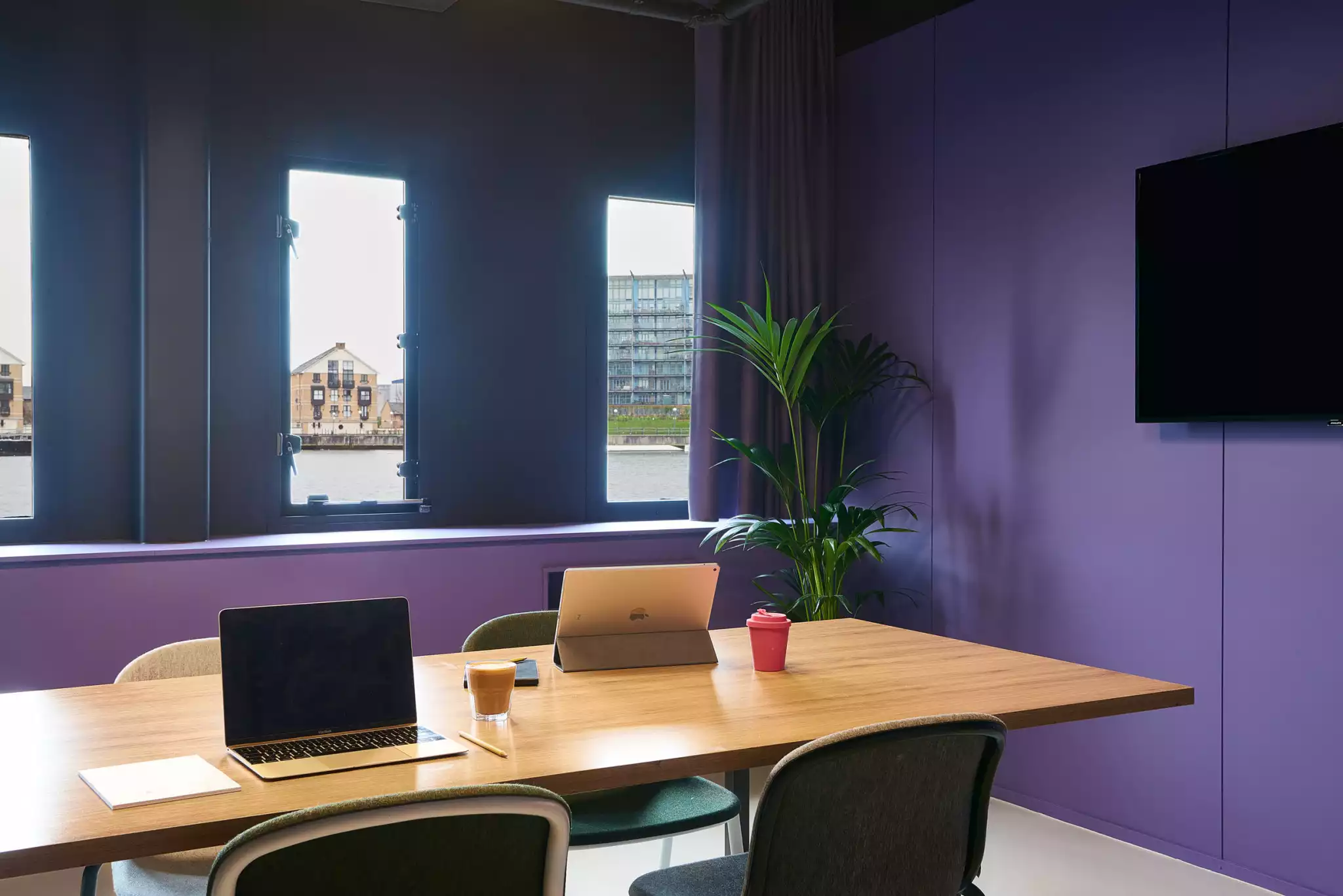 Purple Meeting Room