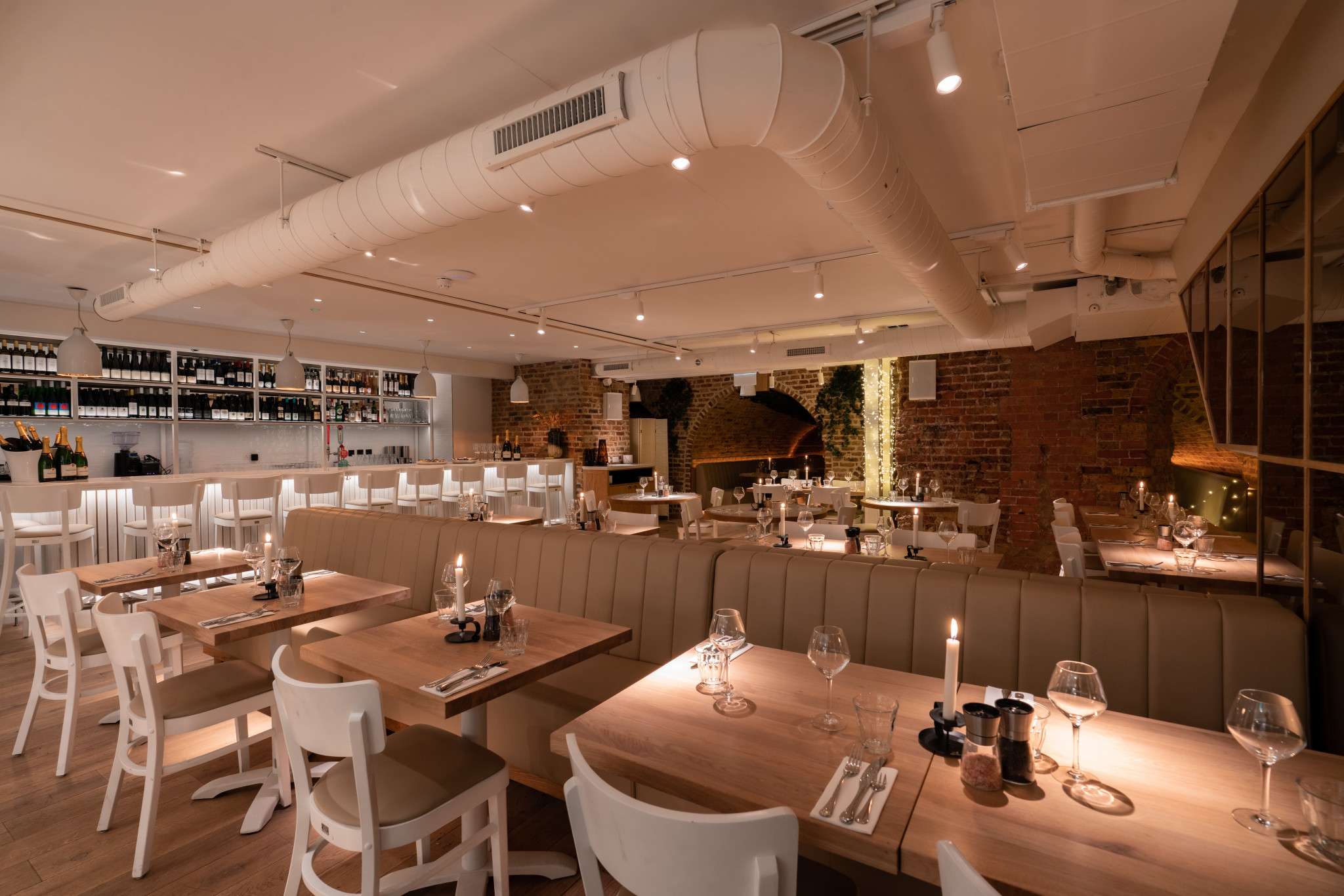 Seafood bar basement