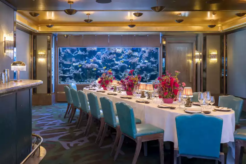 The Coral Reef Room at Sexy Fish The Coral Reef Room at Sexy Fish