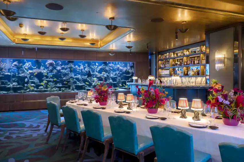 The Coral Reef Room at Sexy Fish The Coral Reef Room at Sexy Fish