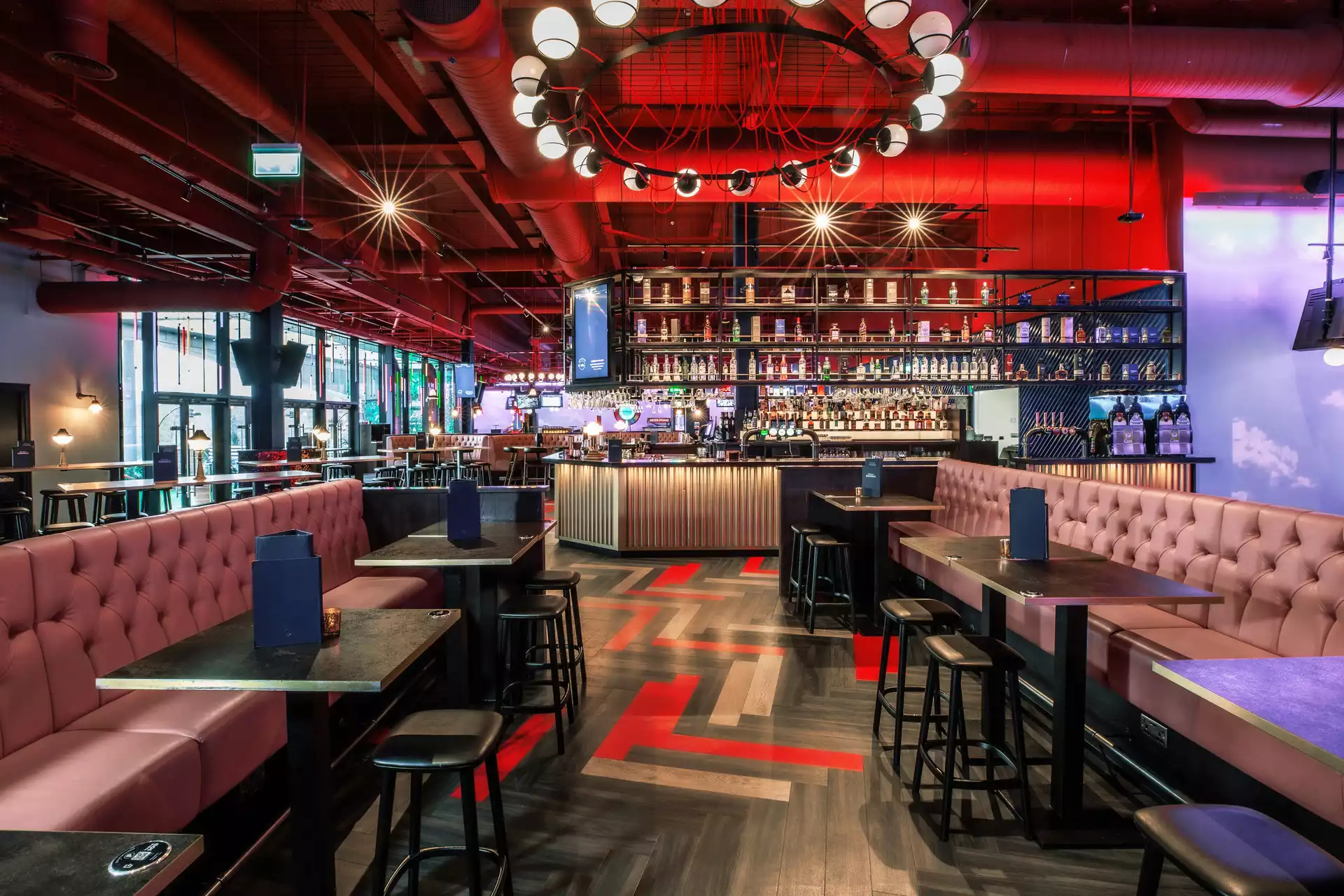 Violet semi-private area