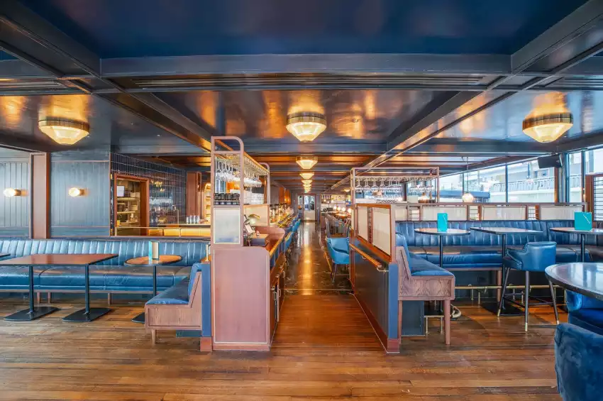 Hawksmoor Wood Wharf Bar