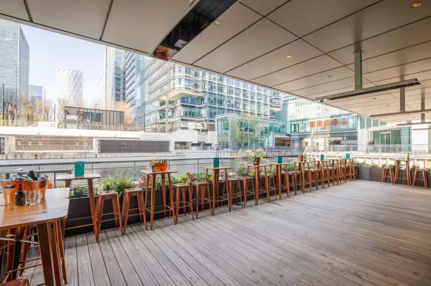 Hawksmoor Wood Wharf Bar