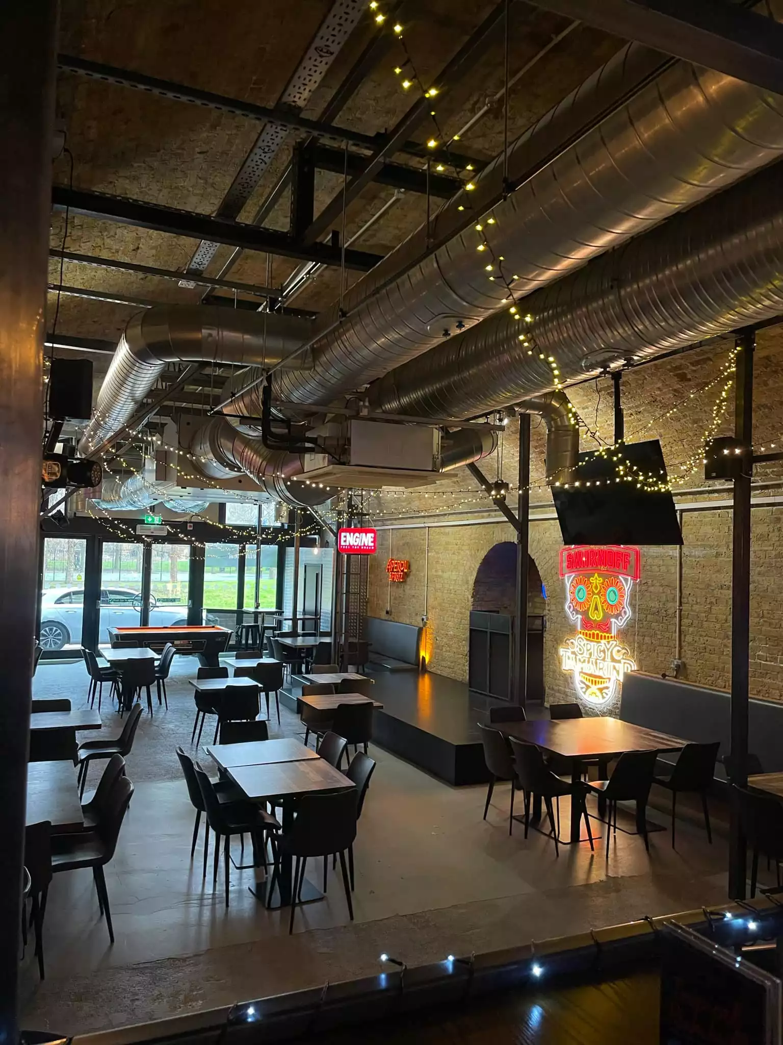 Private Hire Stage Side