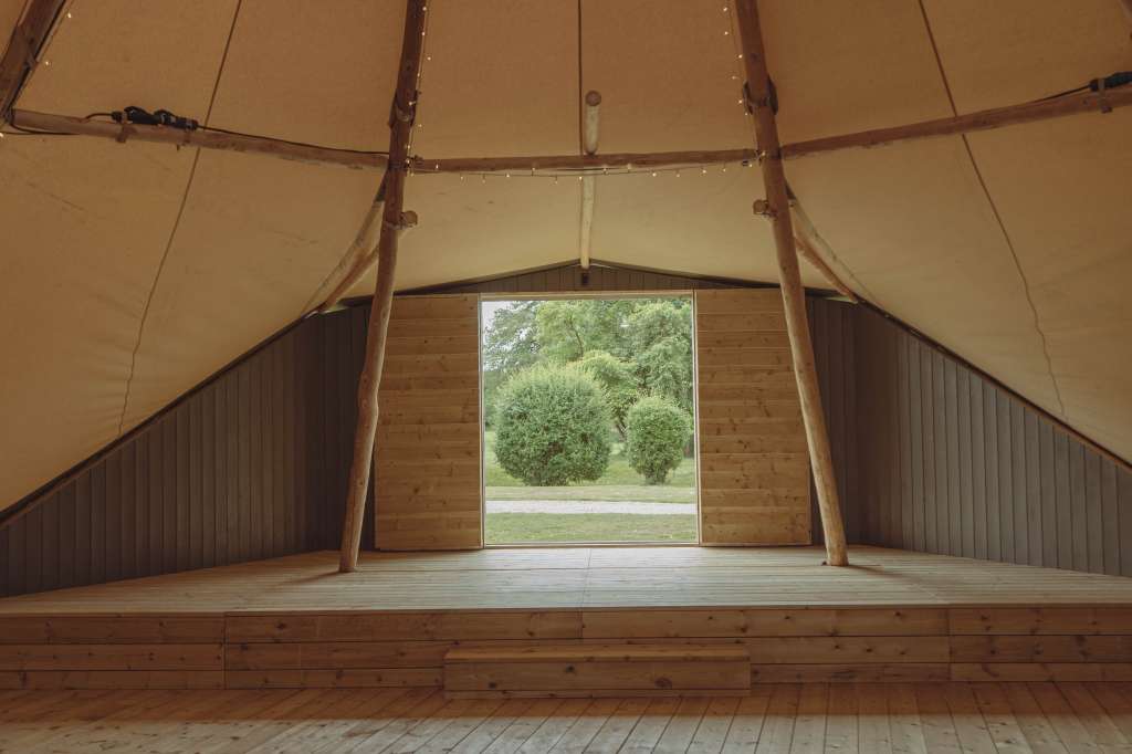 Tipis at Mapledurham