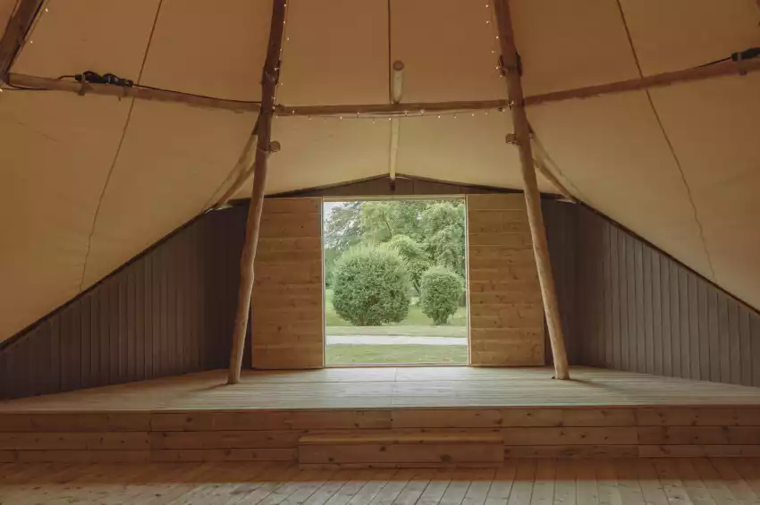 Tipis at Mapledurham