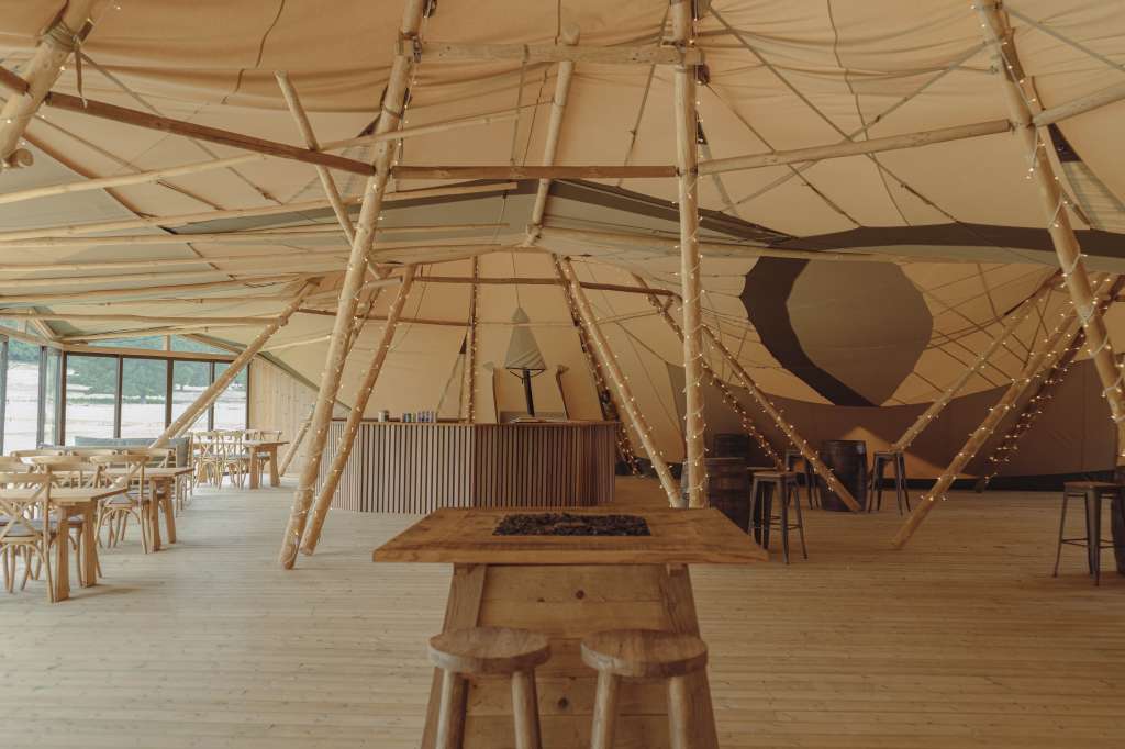 Tipis at Mapledurham