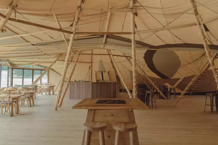 Tipis at Mapledurham