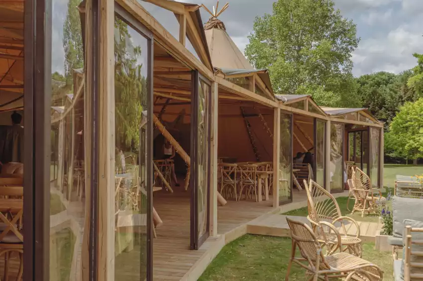 Tipis at Mapledurham