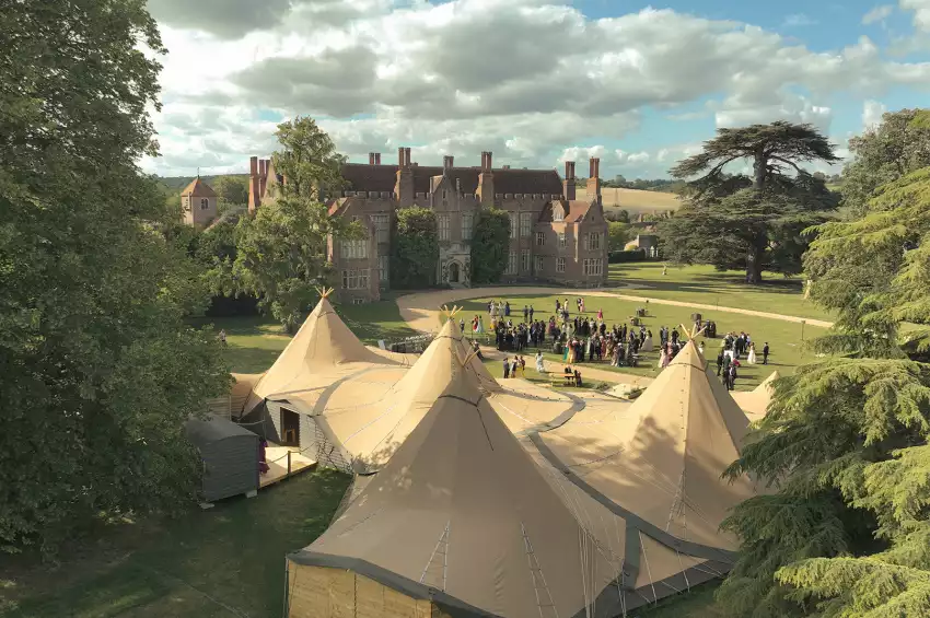 Tipis at Mapledurham