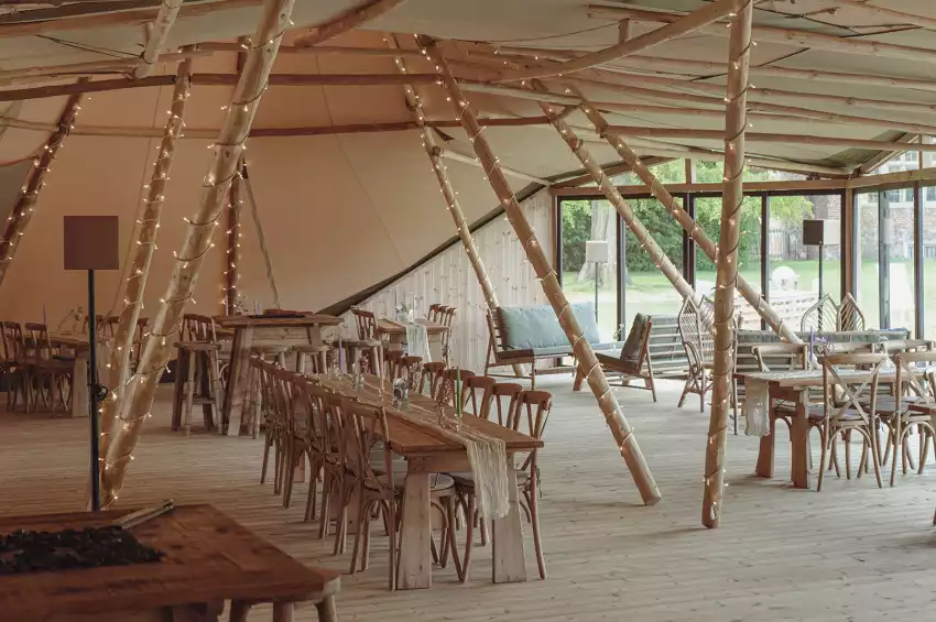 Tipis at Mapledurham