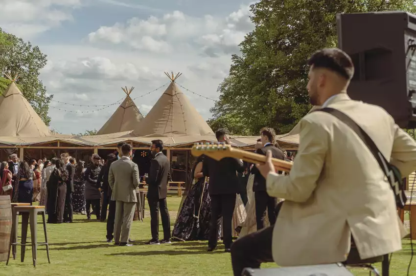Tipis at Mapledurham