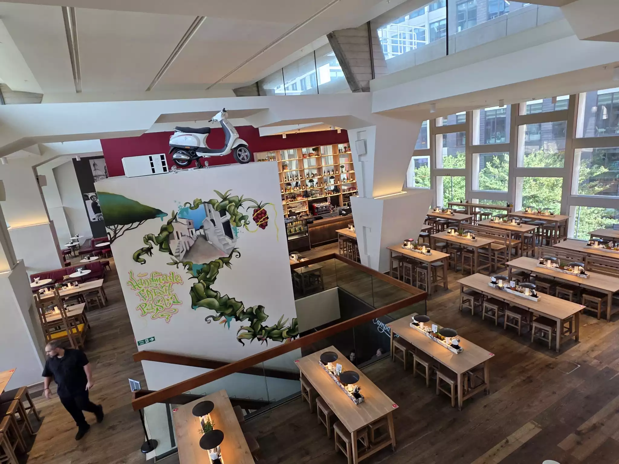 The Mezzanine at Vapiano Tottenham Court Road