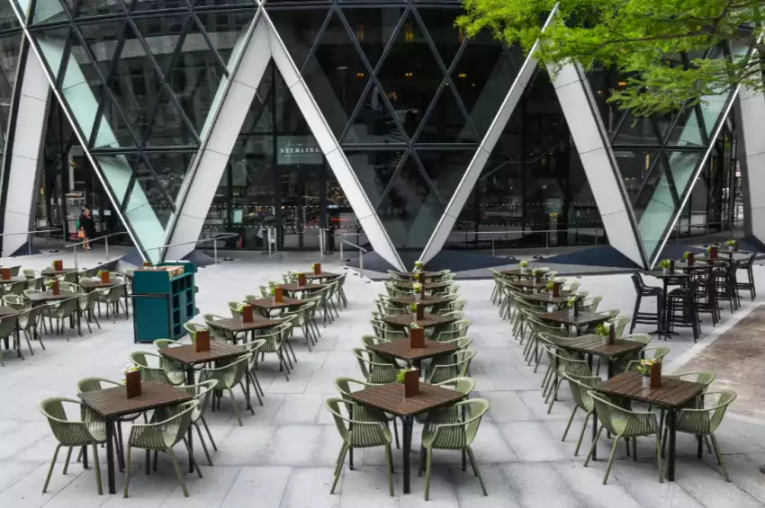 The Sterling Bar, Bottom Floor of The Gherkin