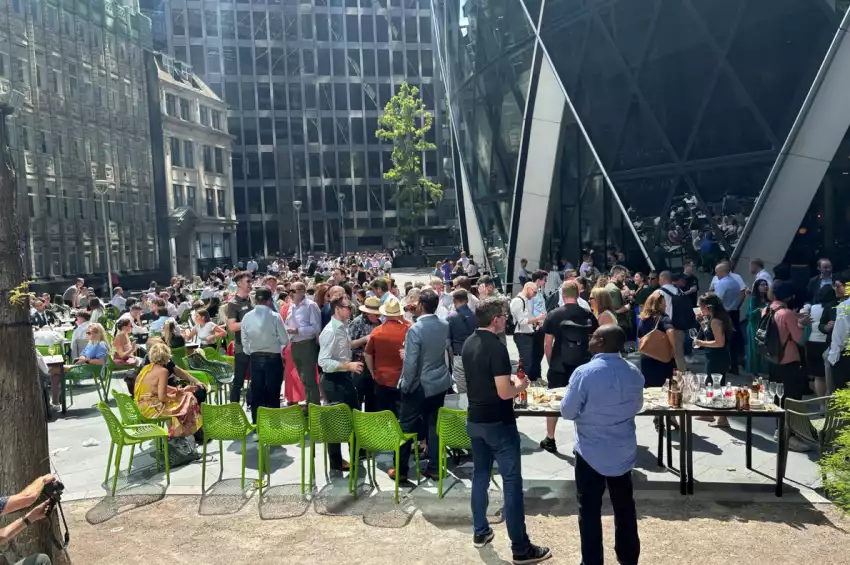 The Sterling Bar, Bottom Floor of The Gherkin