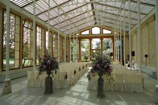Nash Conservatory wedding set up