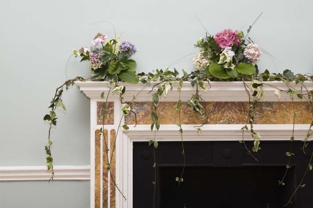 Fire Place Floral Arrangement