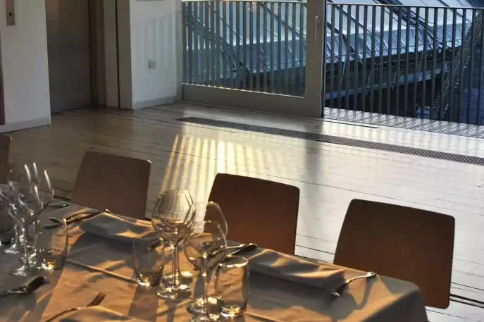 Whitechapel Gallery Dining Room - Gallery 2 Events Hire Whitechapel Gallery / Situated right next door to aldgate east tube station you reach the restaurant through the gallery entrance and the main.