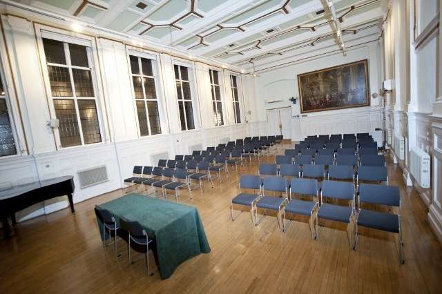 Theatre style in the Bridewell Hall 