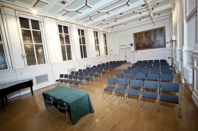 Theatre style in the Bridewell Hall  Theatre style in the Bridewell Hall