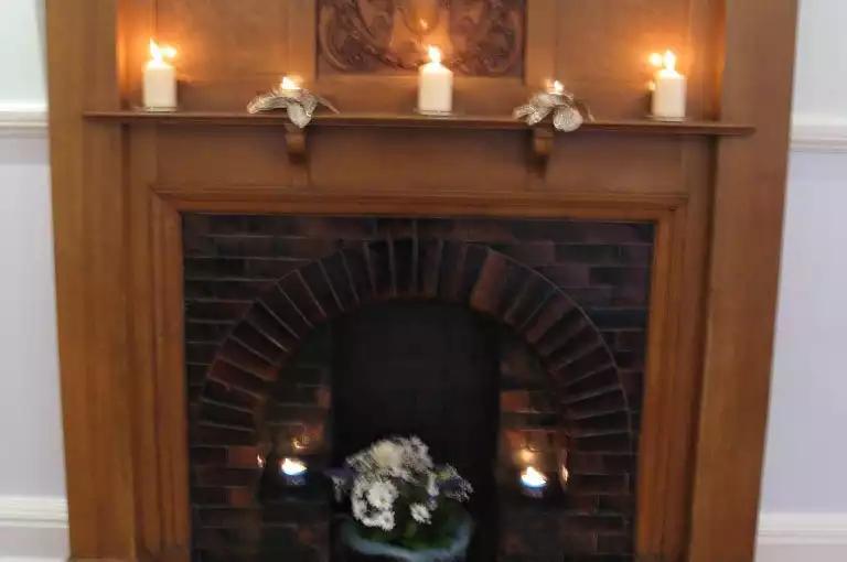 Fireplace in Farringdon Room